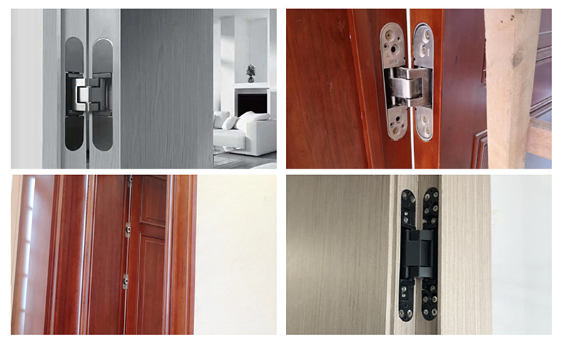 三維可調(diào)暗鉸鏈鋅合金隱形門(mén)合頁(yè)木門(mén)折疊門(mén)房門(mén)重型暗裝十字暗鉸 30*